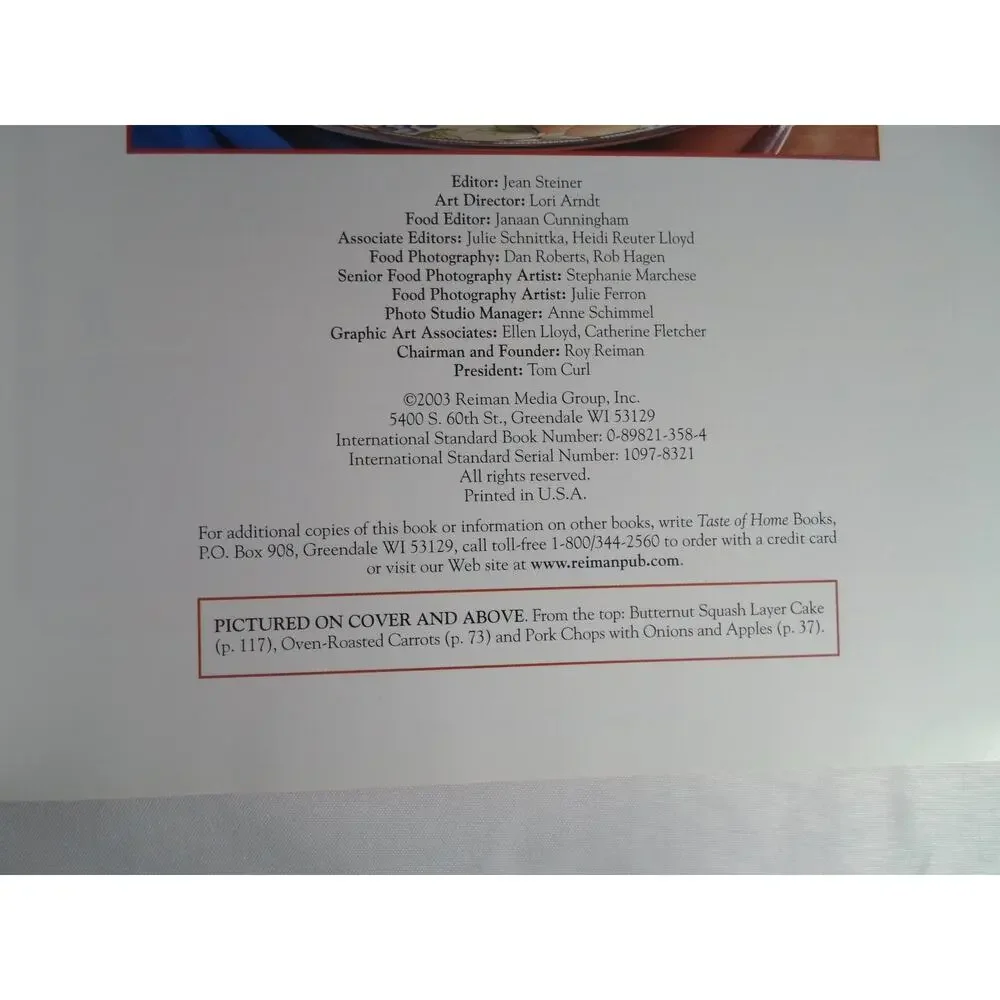 VTG Taste of Home, The Best of Country Cooking 2003 HC GrannyChic ComfortClassic